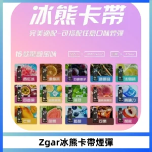 ZGAR PROJECT-D冰熊卡帶15000口可調節功率+大電池續航